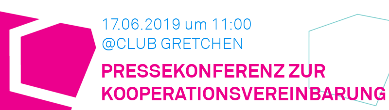 Pressekonferenz zur Unterzeichnung der Kooperationsvereinbarung zum #Rathausblock // 17.06.2019 um 11:00 @ClubGretchen