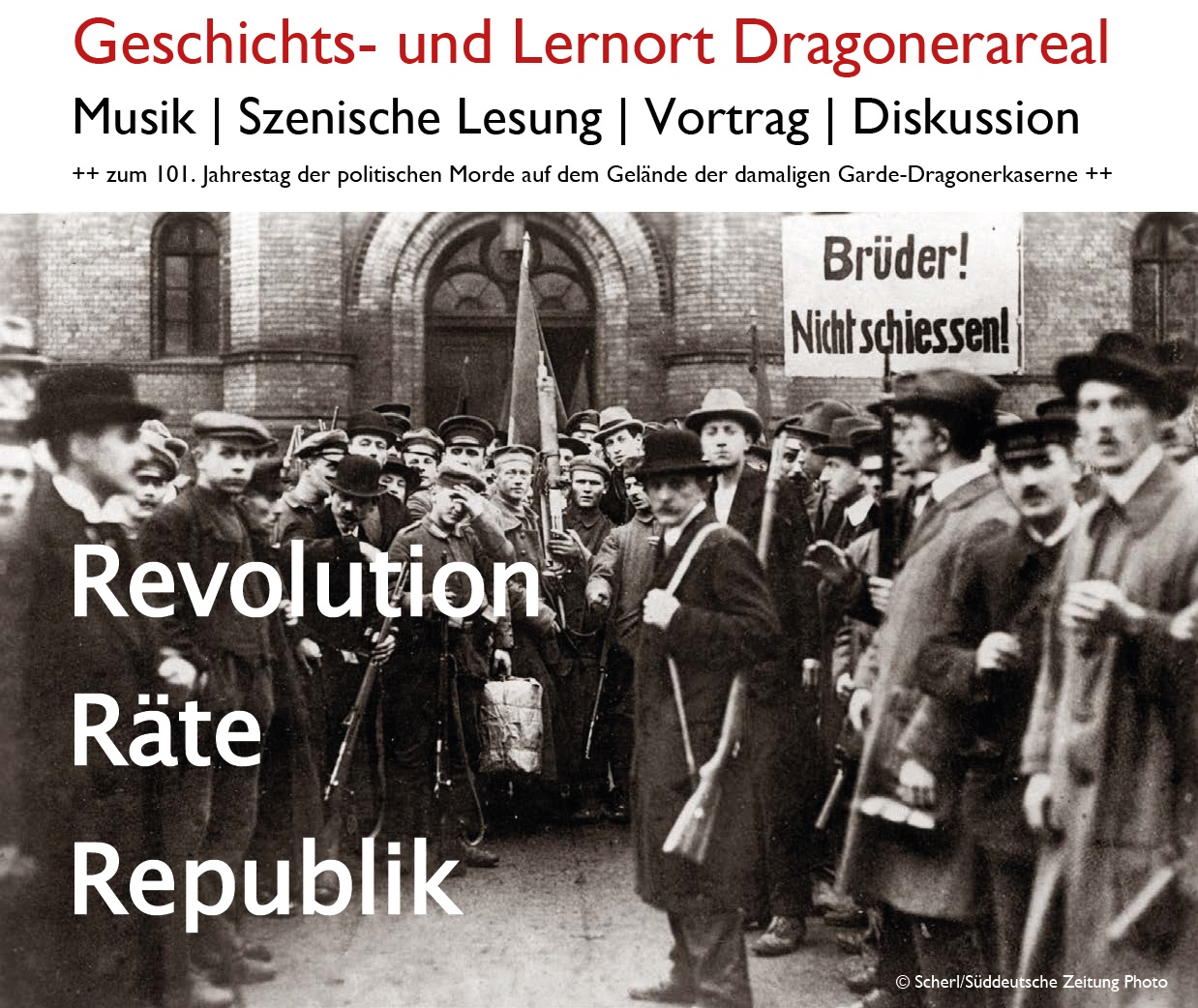 Revolution – Räte – Republik: Aufbrüche ins Heute. – Lesung @clubGretchen am 12.01.2020