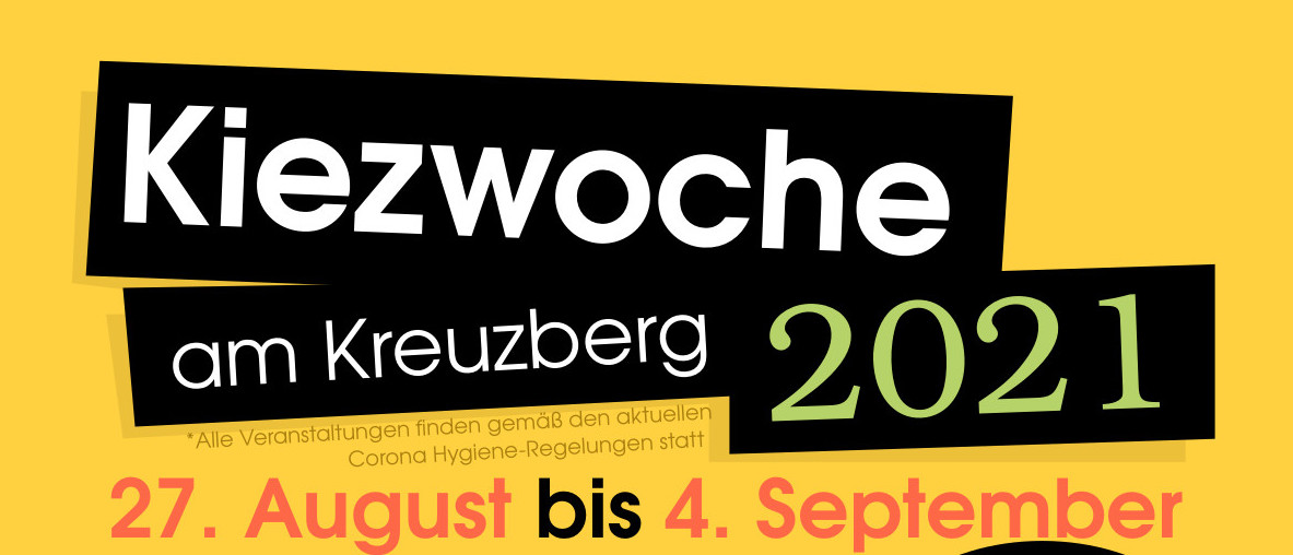 Der Rathausblock auf der Kiezwoche – 2. September 2021